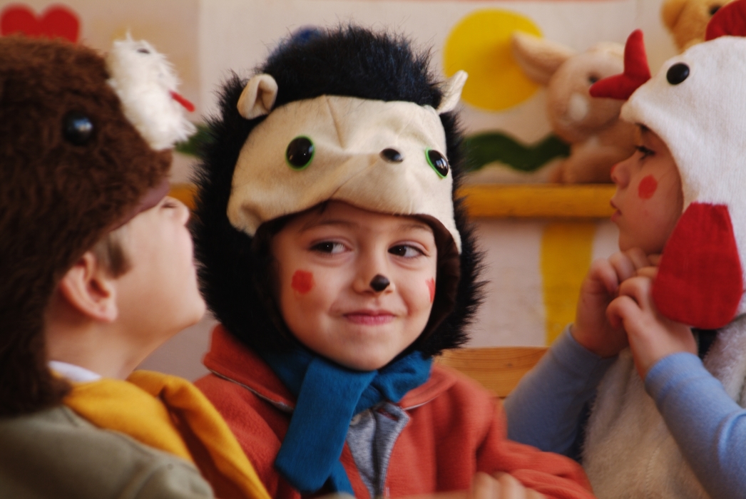 Child in Mouse Costume At Nursery School