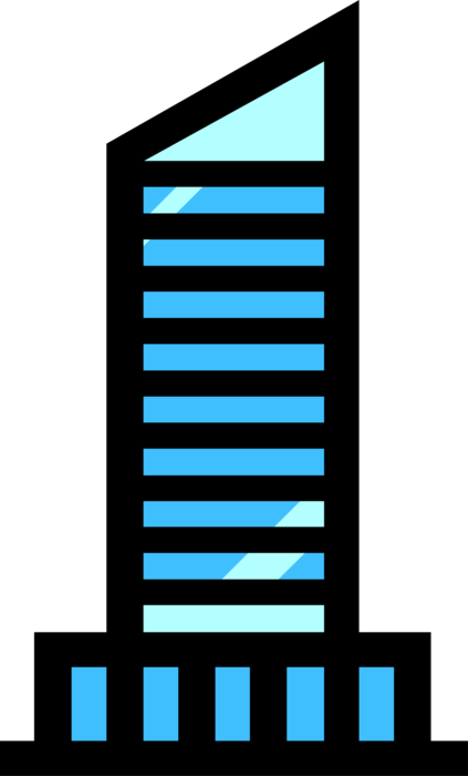 Vector Illustration of Office Tower Symbol