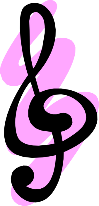 Vector Illustration of Musical Notation Music Notes Represent Relative Duration and Pitch of Sound