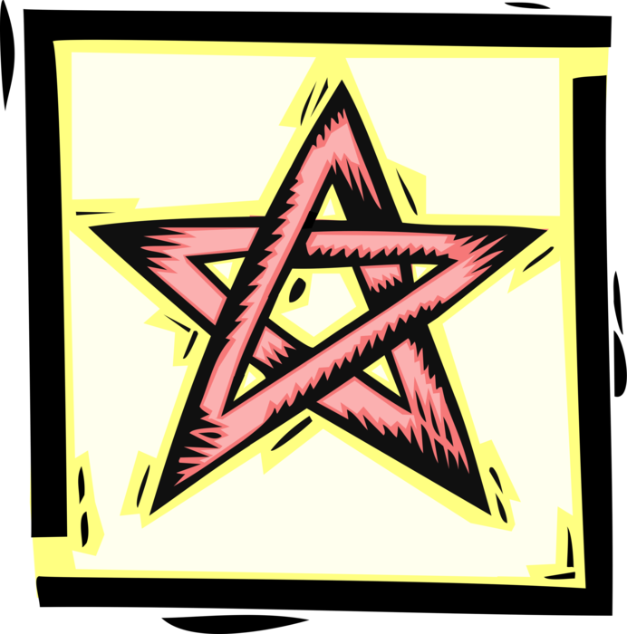 Vector Illustration of Star of David Shield of David Symbol of Jewish Identity and Judaism