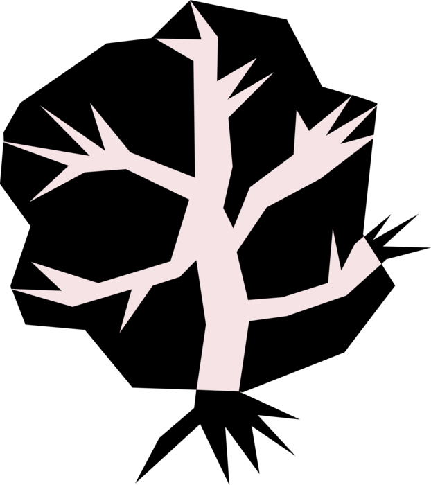 Vector Illustration of Tree Trunk and Branches