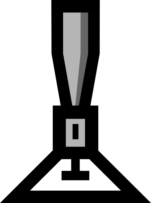 Vector Illustration of Bathroom Weigh Scale Force-Measuring Device for Weight Measurement