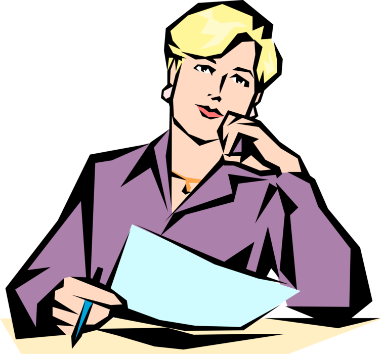 Vector Illustration of Businesswoman Calls Bullshit on Complete Flasehood Lie