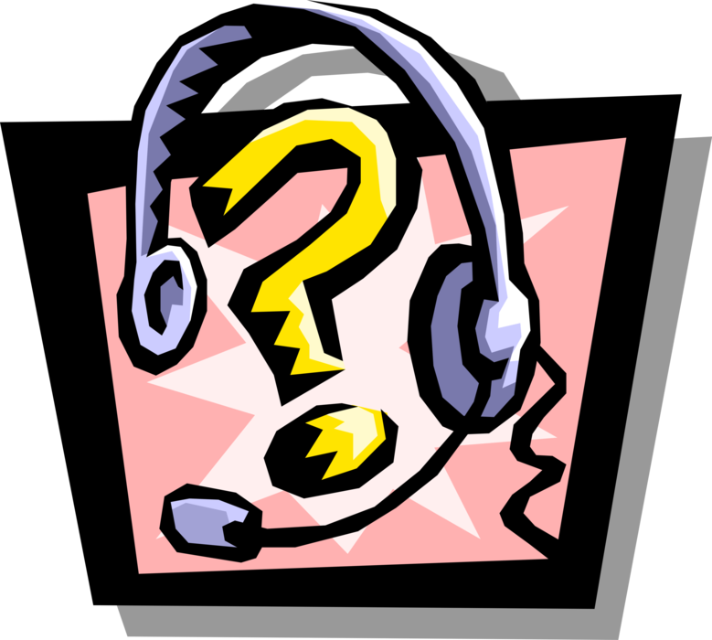 Vector Illustration of Listening Device Headphones Earspeakers or Earphones