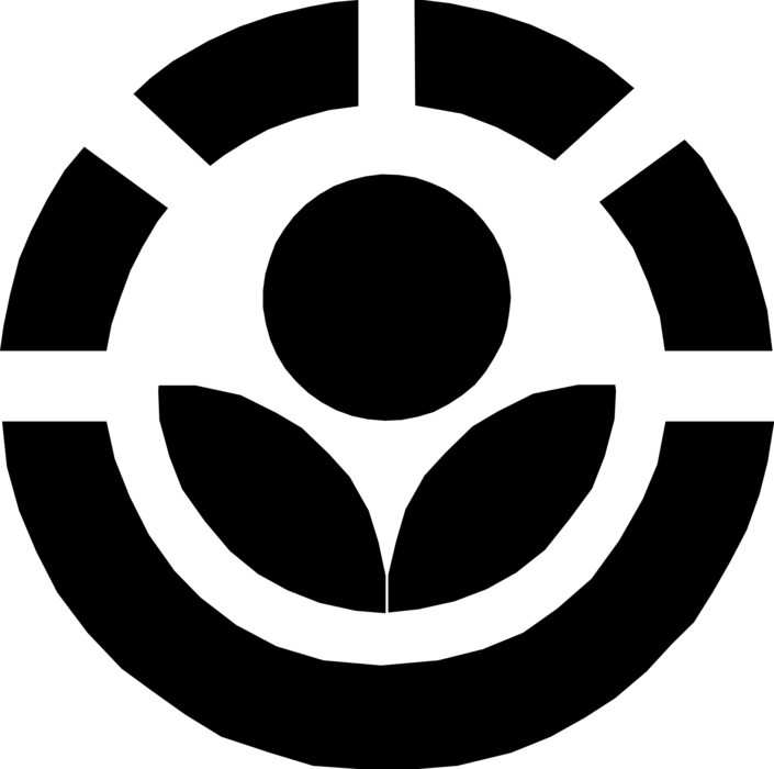 Vector Illustration of Irradiated Food Ionizing Radiation Symbol