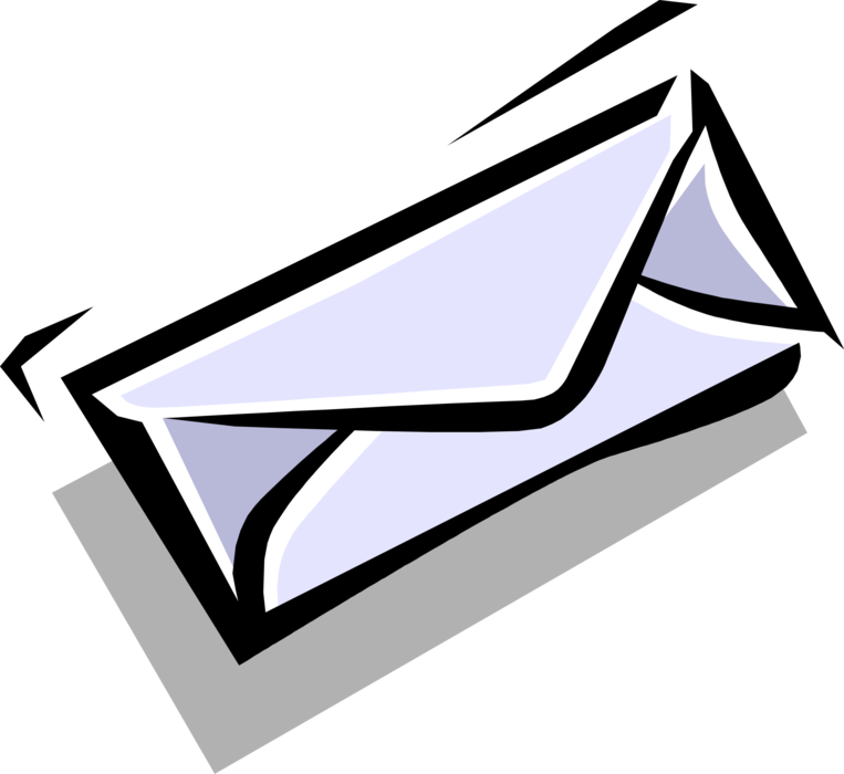 Vector Illustration of Mail or Post is Term for Envelopes, Letters, Postcards and Parcels