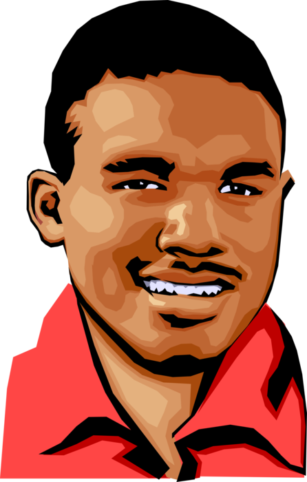 Vector Illustration of African American Man