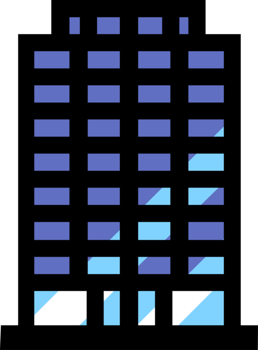 Vector Illustration of Office Tower Symbol