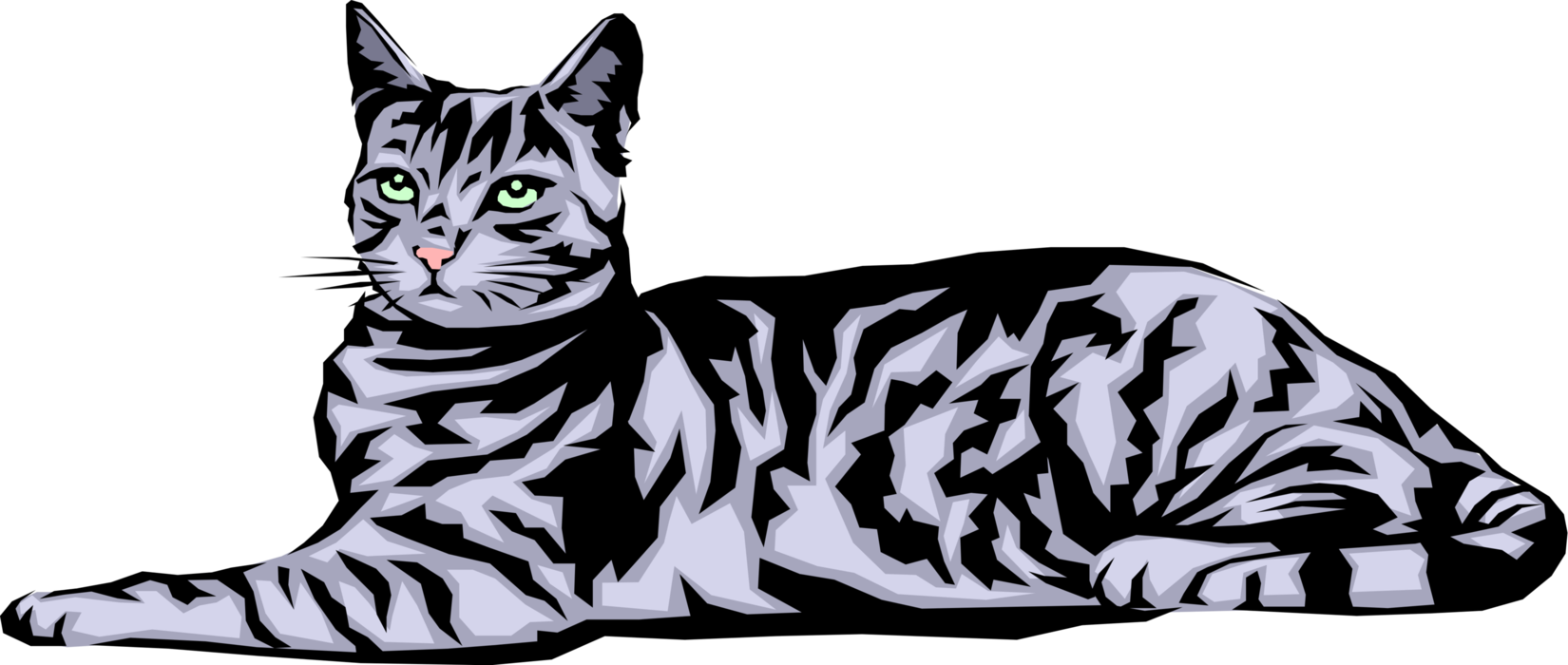 Vector Illustration of Housecat Small Domesticated Carnivore Cat Family Pet Kitten Cat