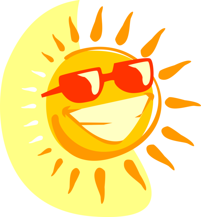 sun wearing sunglasses kawaii character Stock Vector Image & Art - Alamy