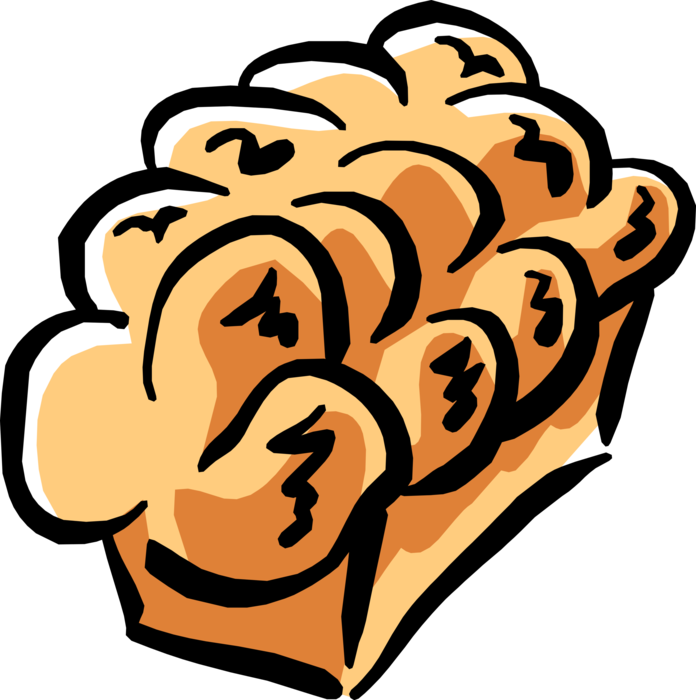 Vector Illustration of Fresh Baked Loaf of Bread