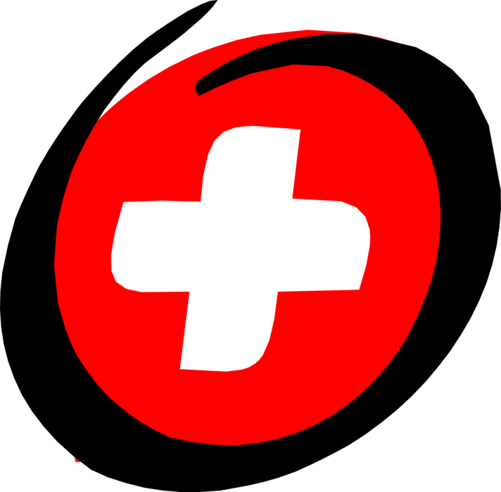 Vector Illustration of Medical Emergency First Aid Kit