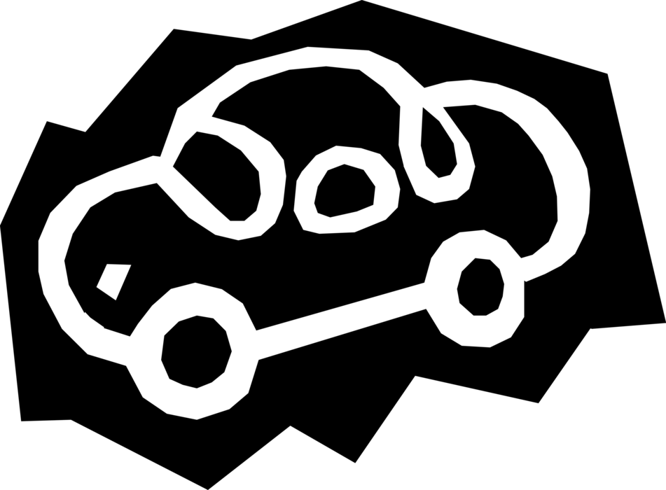 Vector Illustration of Car Automobile Motor Vehicle 