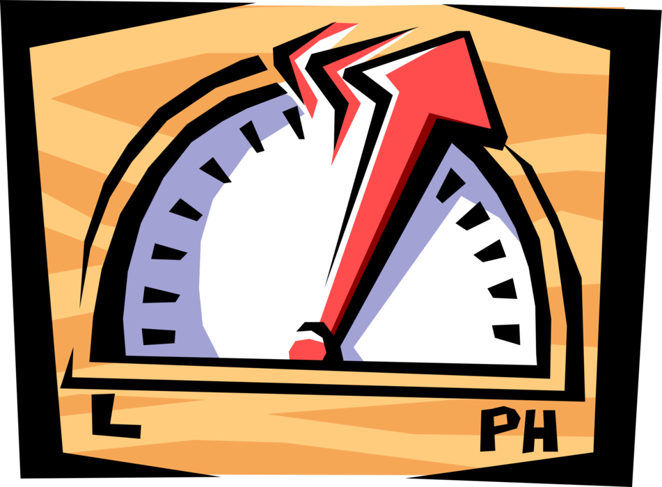 Vector Illustration of Elevator Floor Indicator with Pointing Arrow Indicates Floor