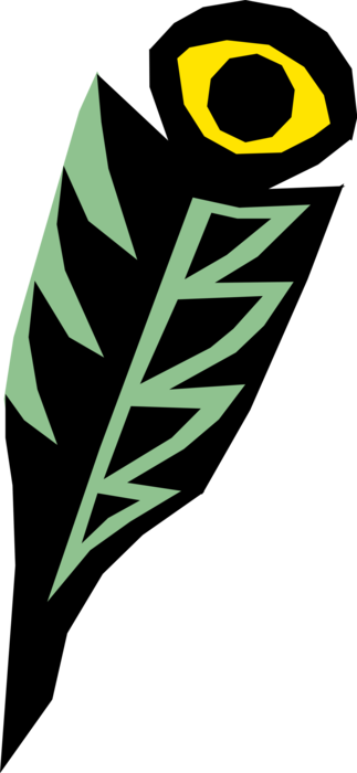 Vector Illustration of Nature Deciduous Leaf