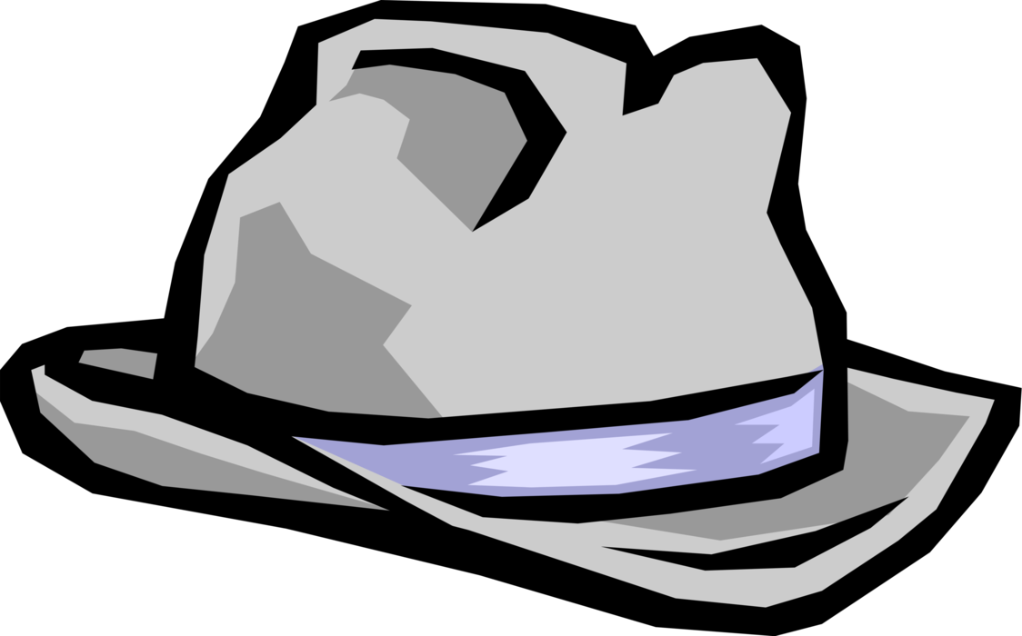 Vector Illustration of Press News Reporter's Cap