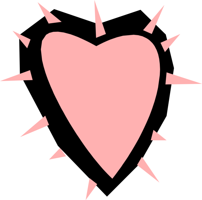 Vector Illustration of Red Heart Beating