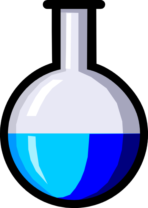 Vector Illustration of Test Tube or Culture Tube Laboratory Glassware