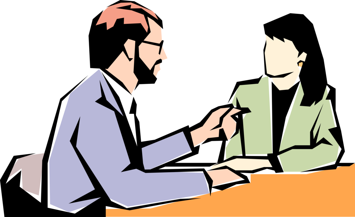 Vector Illustration of Business Meeting in Office Boardroom 