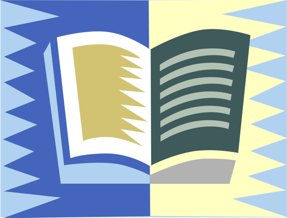 Vector Illustration of Reading Book Symbol Vector Illustration of Reading Book Symbol