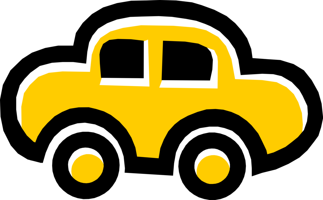 Vector Illustration of Car Automobile Motor Vehicle