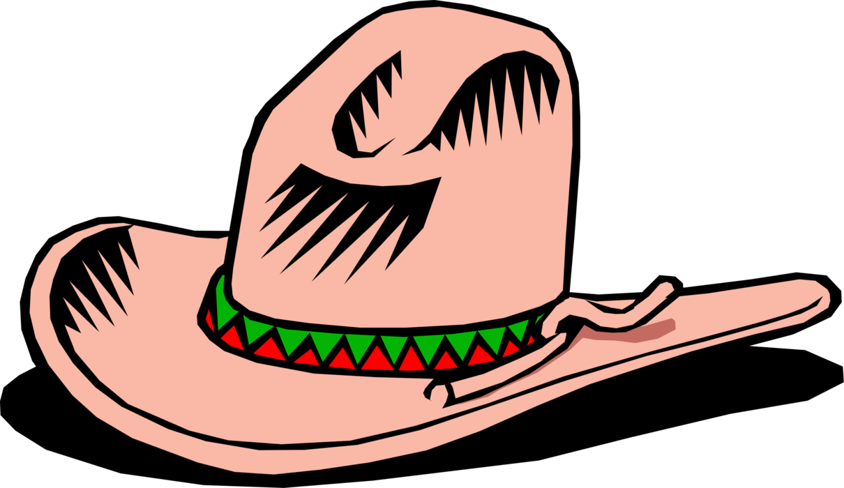 Vector Illustration of Western Stetson Cowboy Hat