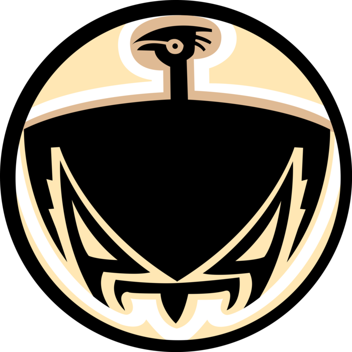 Vector Illustration of Cultural Bird Symbol