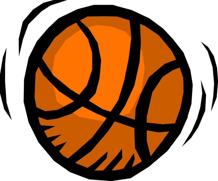 Vector Illustration of Sport of Basketball Game Ball