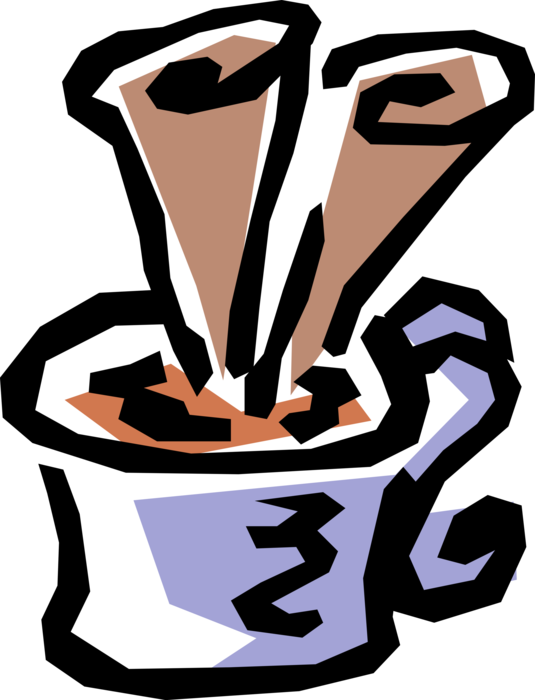 Vector Illustration of Hot Beverage Drink