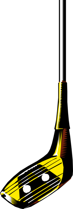 Vector Illustration of Sport of Golf Club - Wood Driver