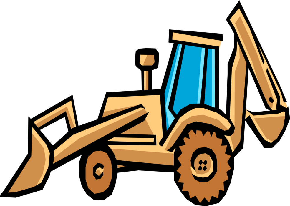 cartoon, Trade, Industrial Vehicle, Vehicle, Front-End Loader, businesses, ...