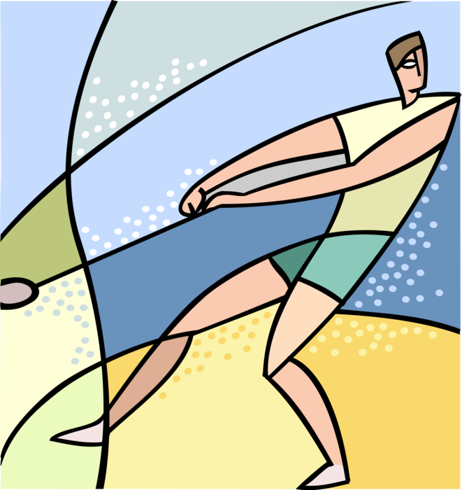 Vector Illustration of Track and Field Athletic Sport Contest Hammer Throw Spinning within the Circle