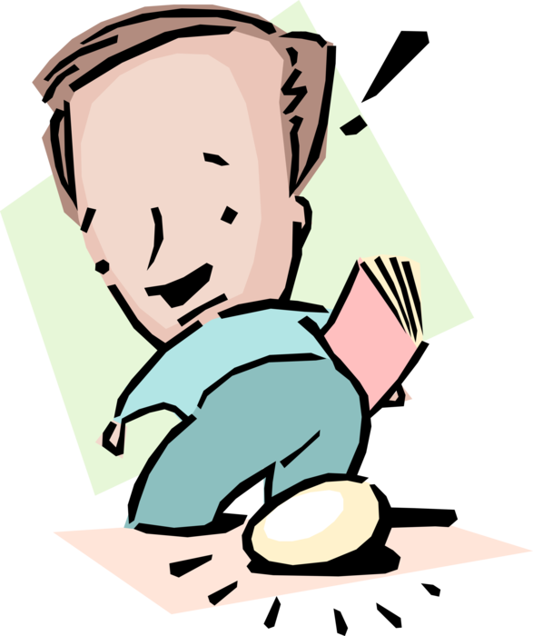 Vector Illustration of Laying an Egg Idiom Businessman Lays an Egg