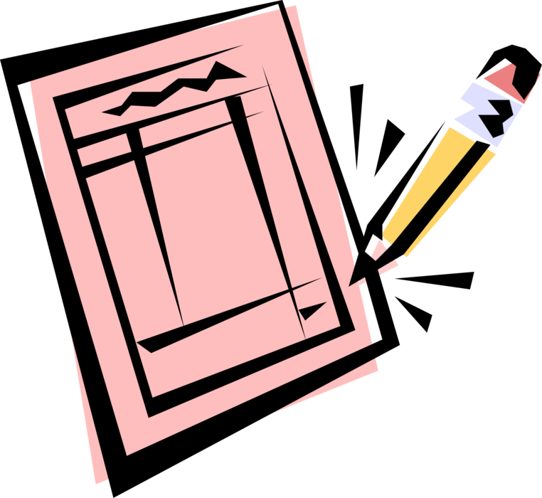 Vector Illustration of Checklist used for Comparison, Verification, or Other Checking Purpose