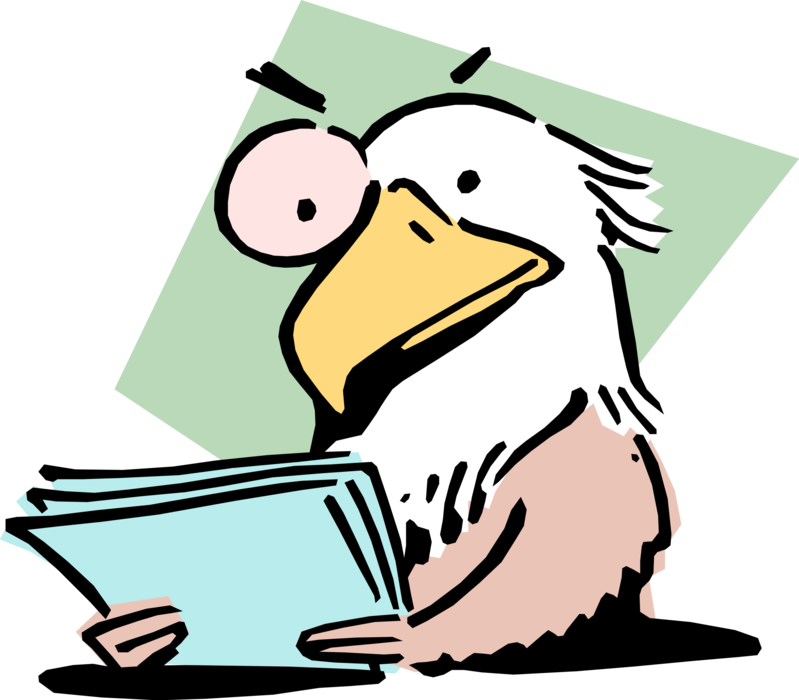 Vector Illustration of Eagle-Eyed American Bald Eagle Idiom