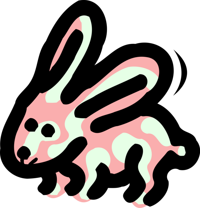 Vector Illustration of Small Mammal Bunny Rabbit