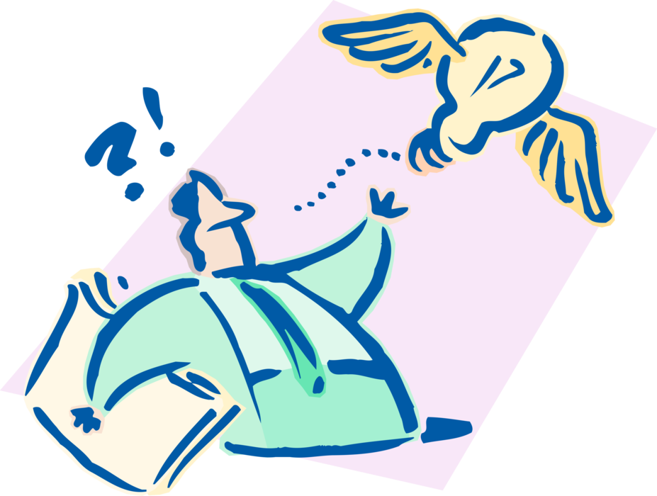 Vector Illustration of Businessman has Ideas that Come and Go Vector Illustration of Businessman has Ideas that Come and Go
