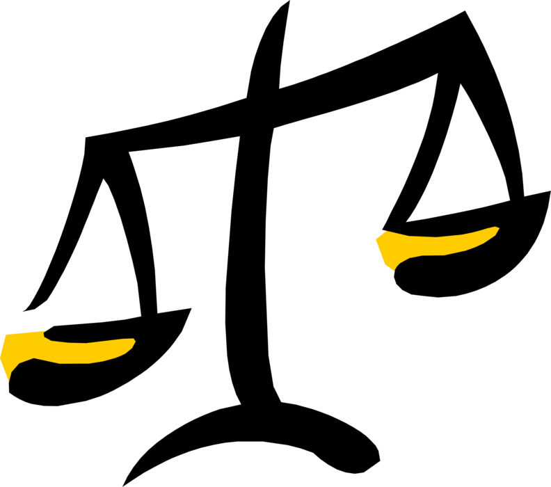 Vector Illustration of Weighing Scales Force-Measuring Devices for Weight Measurement