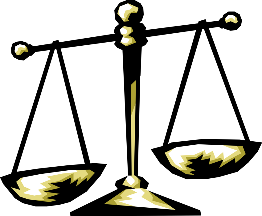 Vector Illustration of Weighing Scales Force-Measuring Devices for Weight Measurement