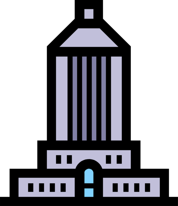 Vector Illustration of Office Tower Symbol