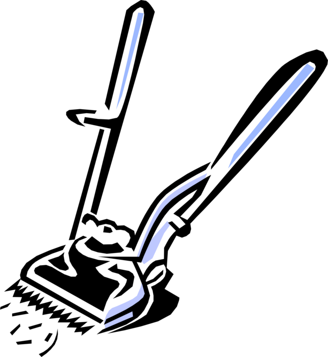 Vector Illustration of Old School Barber's Hair Clippers