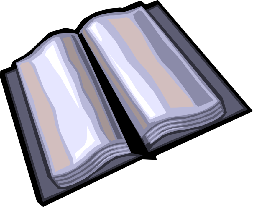 Vector Illustration of Holy Bible Book Product of Divine Inspiration in Judaism and Christianity