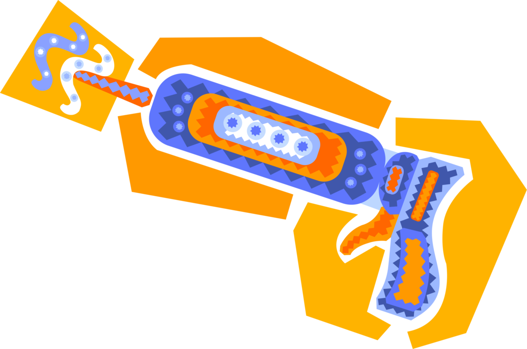 Vector Illustration of Caulking Sealant Gun Seals Joints and Seams