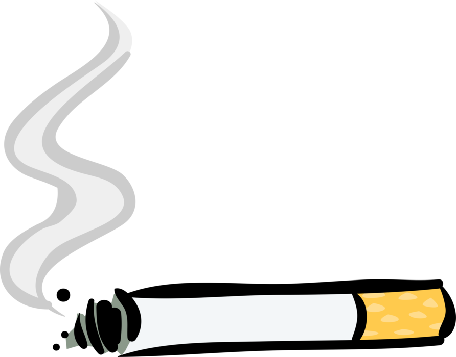 Vector Illustration of Tobacco Cigarette for Smoking