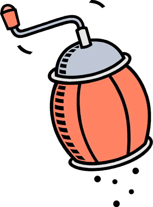 Vector Illustration of Pepper Grinder Peppermill