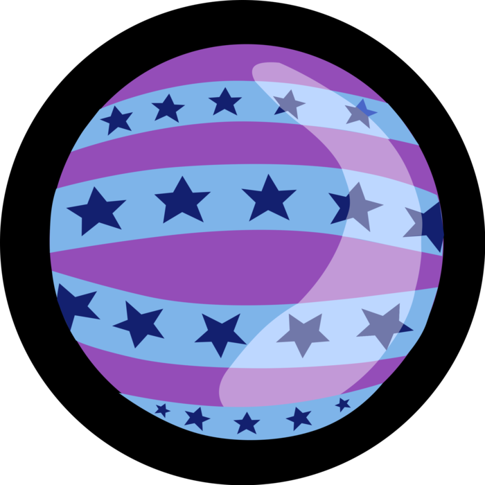 Vector Illustration of Child's Play Toy Ball