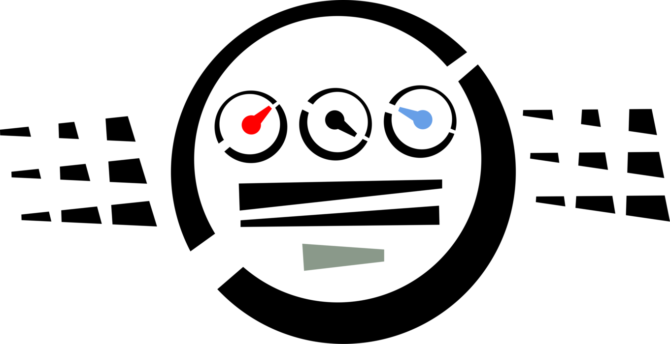 Vector Illustration of Electricity Meter, Electric Meter Measures Amount of Electric Energy Consumed