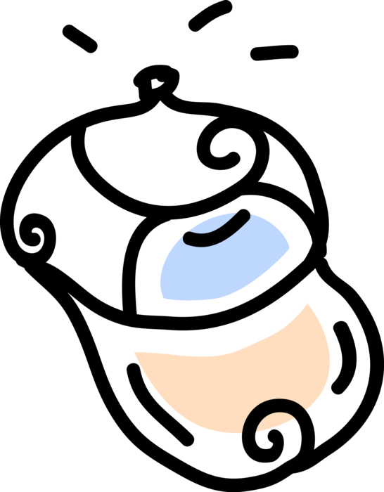 Vector Illustration of American Pastime Sport of Baseball Cap Hat Headwear