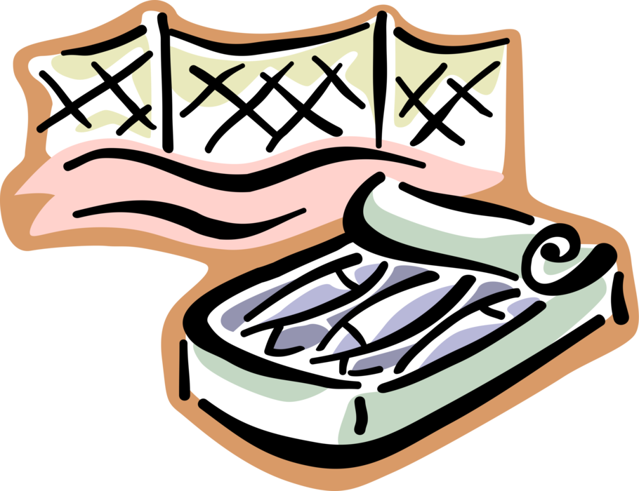 Vector Illustration of Tin of Oily Fish Herring Family Sardines