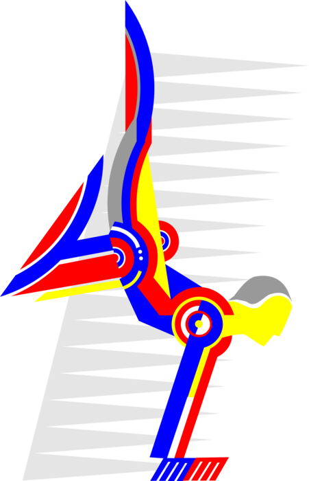 Vector Illustration of Gymnastics Gymnast Performs on Balance Exercise